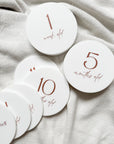 Baby milestone cards 30 milestones monthly and developmental