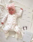 baby milestone cards and first occasions, inkless print kit for hands and feet