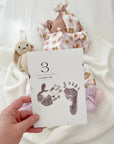 Inkless print kit for baby handprints and footprints mess free