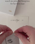 baby keepsake newborn handprint and footprint no mess no ink