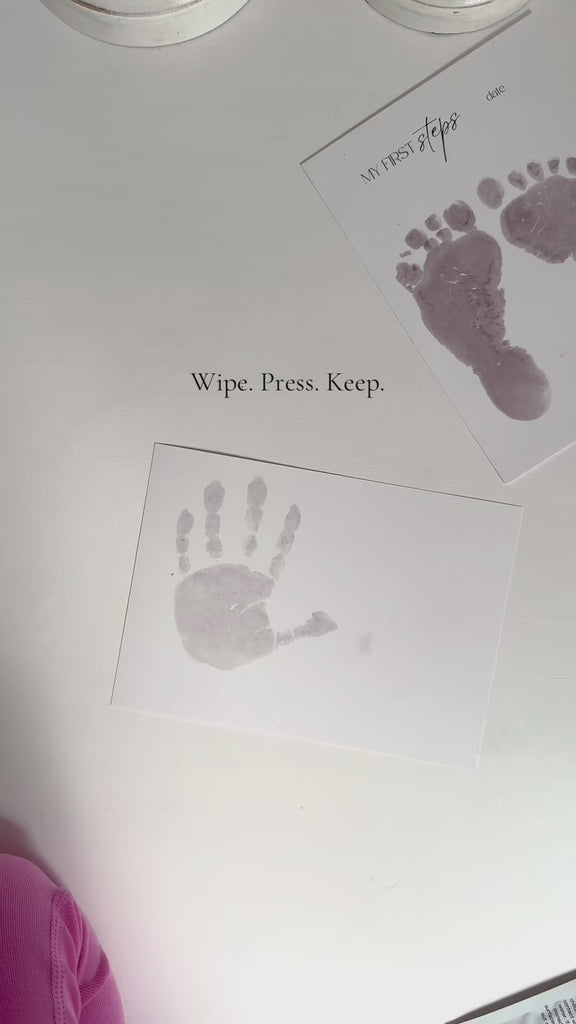 wipe press no mess capture keepsake with inkless print kit 